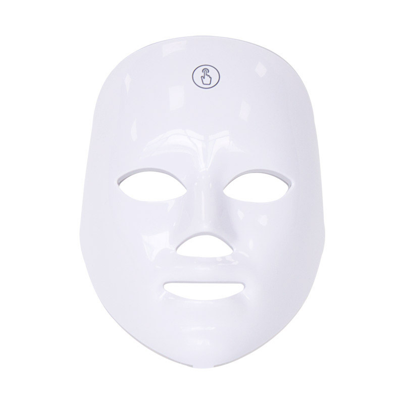 White LED face mask — front view