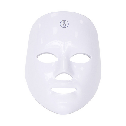 White LED face mask — front view